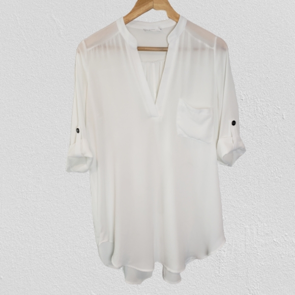 Lush Tops - Lush perfect roll tab tunic